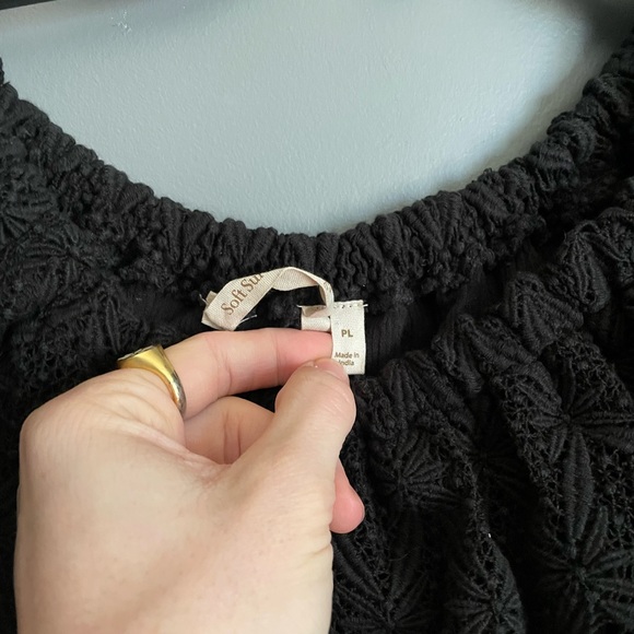 Soft Surroundings Brittsomar Maxi Dress Womens Size LP - Picture 5 of 5